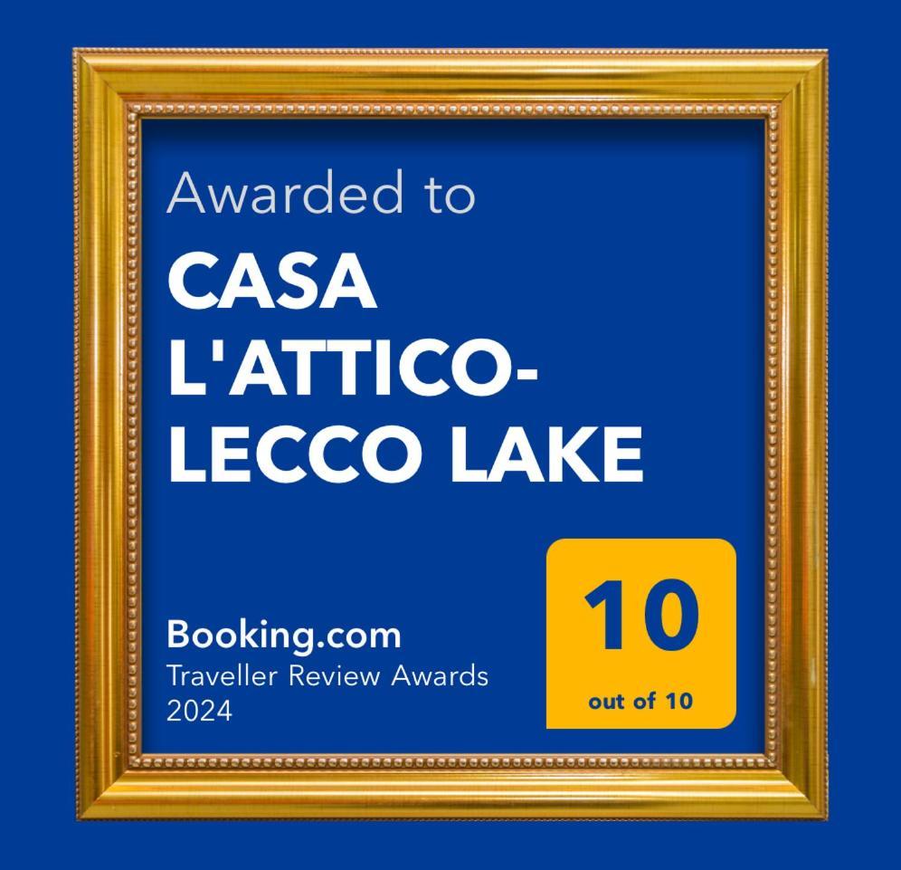 Casa Vacanze Attico Sul Lago Di Lecco, A Due Passi Dal Centro Con Posto Auto Экстерьер фото